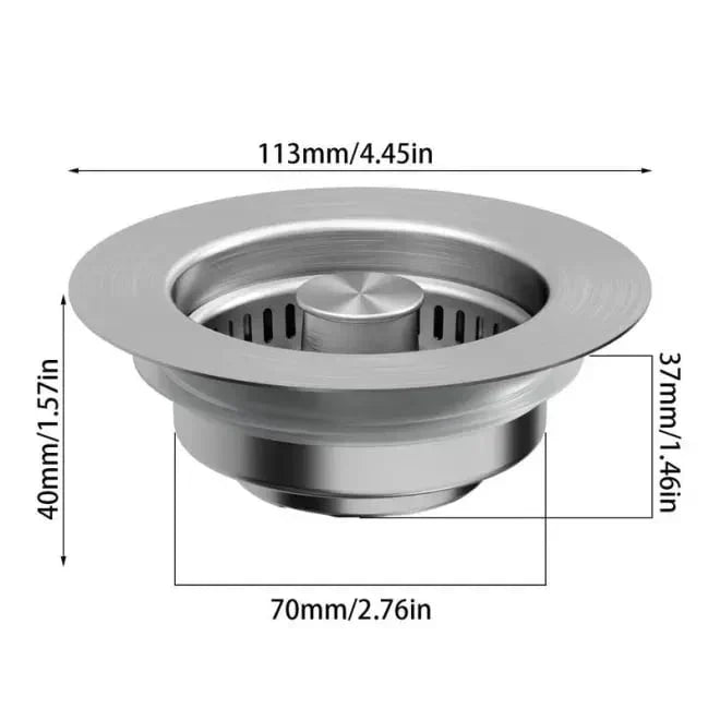 đ„LAST DAY 53% OFF-Upgraded 3 in 1 Kitchen Sink Drain Strainer
